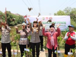 Polres Pelabuhan Tanjung Priok,Aksi Sosial Lestarikan Bumi Tanam Pohon Mangrove