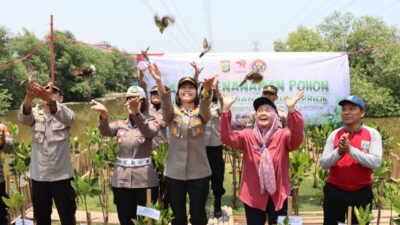 Polres Pelabuhan Tanjung Priok,Aksi Sosial Lestarikan Bumi Tanam Pohon Mangrove