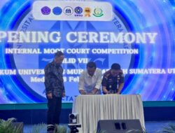 OPENING CEREMONY “ INTERNAL MOOT COURT COMPETITION JILID VII “ DALAM PEREBUTAN PIALA BERGILIR KEPALA KEJAKSAAN NEGERI MEDAN DAN PIALA DEKAN FAKULTAS HUKUM UMSU TAHUN 2024.